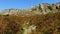 Stanage Edge rocks in Peak District National Park