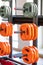 stand for barbell discs and dumbbells for the gym.