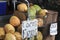 A stand with fresh coco nuts in Playa del Carmen, Mexico