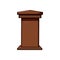 stand podium cartoon vector illustration