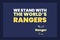 We Stand with the World`s Rangers. World Ranger Day.