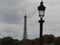 Standard lamp and Eiffel Tower - France