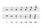 Standard note values and rests in music notation