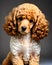 Standard Poodle professional puppy dog portrait