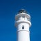 Standing at the base of the lighthouse in Torrox on the Costa del Sol in Spain