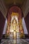 Standing Buddha Kassapa at the Ananda temple adorned in Bagan, Myanmar.