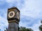 Standing clock tower in the automobile junction in turkey