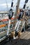 Standing rigging of square rigged ship Balcutha