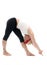 Standing separate head to knee yoga pose