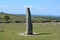 Standing Stone or menhir, Dartmoor National Park, Devon,