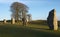 Standing stones at the Avebury Stone Circle