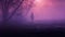 Standing In Violet Fog: A Beautiful And Horrifying Apocalypse Landscape