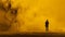 Standing In The Yellow Fog: A Mysterious Encounter With Harsh Contrasts