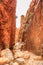 Standley Chasm track to Standley Chasm Gorge and Larapinta Trail