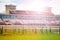 Stands building and racecourse, Chantilly, France