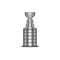 Stanley cup isolated on white background realistic 3d vector model object, NHL hockey trophy