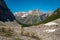 Stanley Glacier area in the summer