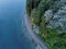 Stanley Park Seawall with Blue Ocean, Vancouver