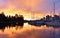 Stanley Park Seawall sunrise, Vancouver