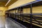 STANTON, CALIFORNIA, UNITED STATES - Mar 17, 2020: Grocery Stores Have Empty Shelves of Toilet Paper and Paper Towels Due to