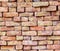Stapled bricks give a harmonic pattern