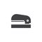 Stapler icon vector