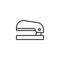 Stapler line icon