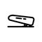 Stapler line icon. Stapler isolated vector icon