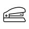 Stapler, stationary, tool, clip fully editable vector icon