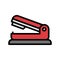 Stapler vector, Back to school filled design icon