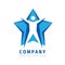 Star business logo design. Success concept sign. Leadership reward winner icon. Corporate identity. Vector illustration