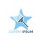 Star Cleaning Service Logo Design.