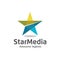 Star color vector logo