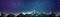 Star Constellations over Mountains on the Night Sky Panorama - V