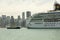 Star Cruises cruiser ship in the Hong Kong harbour