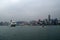 Star Cruises at the Victoria Harbour with the famosu skyline