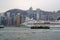 Star Cruises at the Victoria Harbour with the famosu skyline