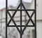 Star of David closeup in Kazimierz, Jewish quarter of Krakow, Poland.