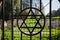 Star of David on Jewish Cemetary Fence