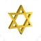 Star of David jewish symbol . 3D Render illustration