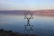 The Star of David known in Hebrew as the Shield of David or Magen David, taken on the dead sea