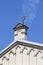 Star of David on top of Tempel Synagogue in jewish district of Krakow, Poland