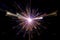 Star explosion with particles explosion, light, burst