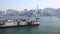 Star ferry Pier and Hong Kong Skyline
