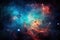 Star field in space a nebulae and a gas congestion. A breathtaking image of a vast galaxy at night, with a stunning array of