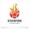 Star Fire Logo Design Template Inspiration