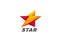 Star Flash Thunderbolt Logo vector. Speed Energy L