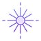 Star flat icon. Glowing star violet icons in trendy flat style. Light gradient style design, designed for web and app