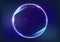 Star frame galaxy and space banner concept, circular ring light shining glowing sparkle effect dust explosion scatter bright neon