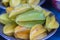 Star fruit at Kohima market, Nagaland, India